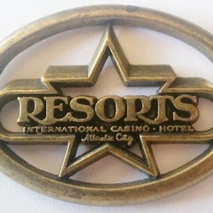 RESORTS INTERNATIONAL CASINO Vintage Keychain Atla